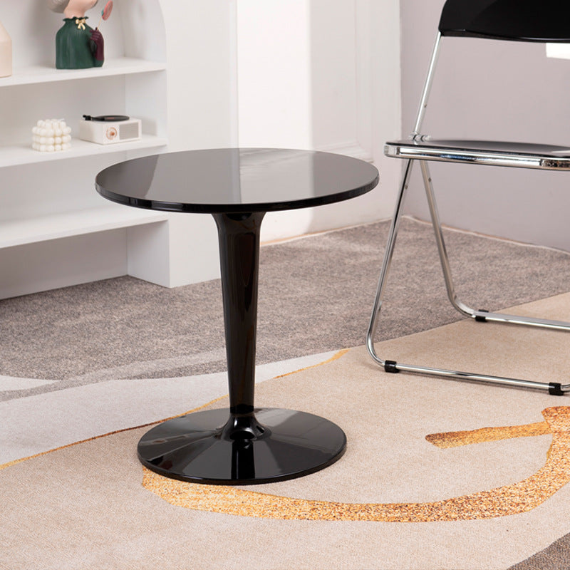Modern Cylinder Acrylic End Table