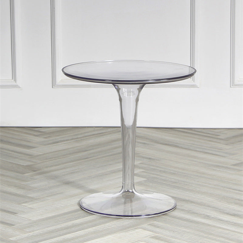 Modern Cylinder Acrylic End Table