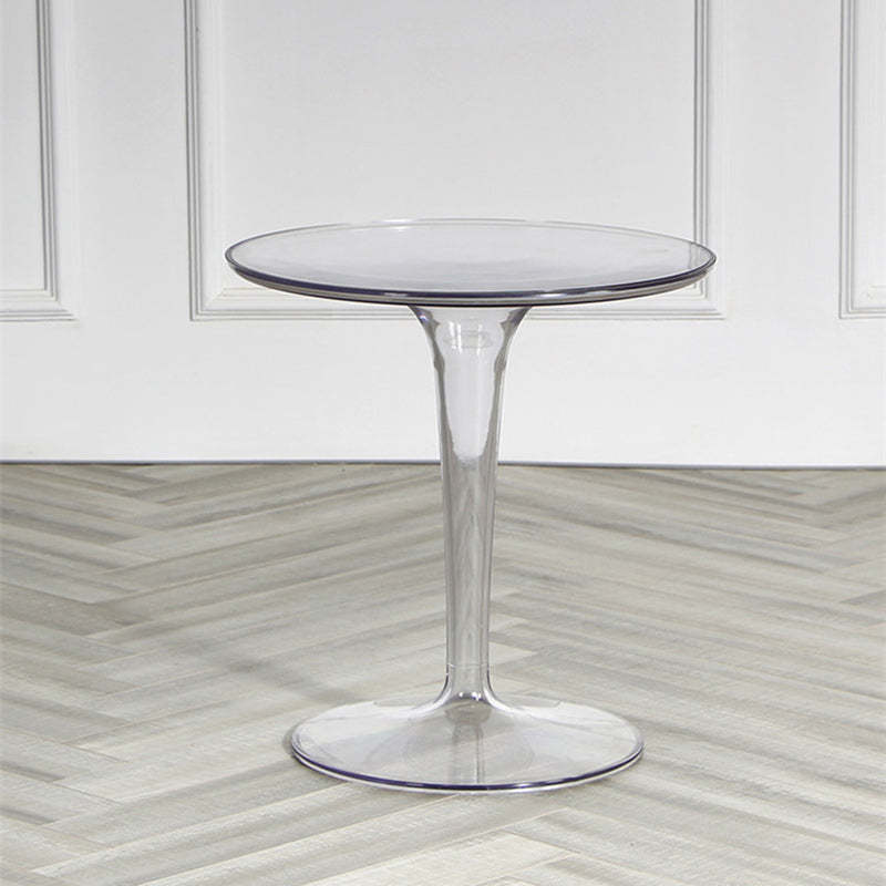 Modern Cylinder Acrylic End Table