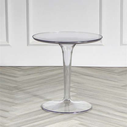Modern Cylinder Acrylic End Table