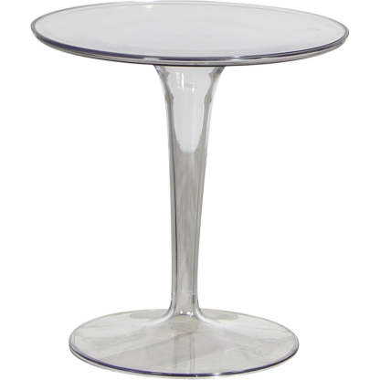 Modern Cylinder Acrylic End Table