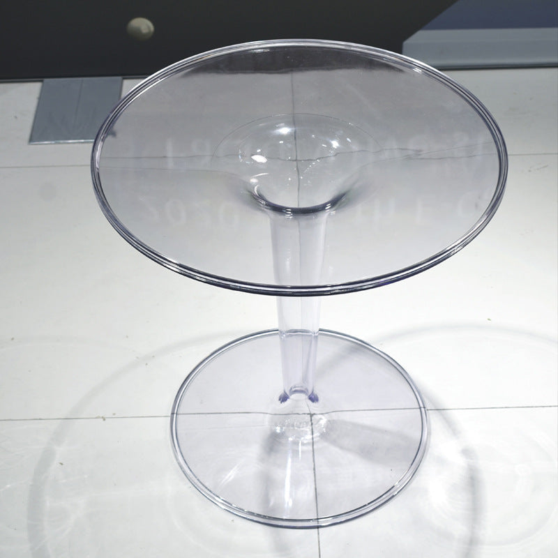 Modern Cylinder Acrylic End Table