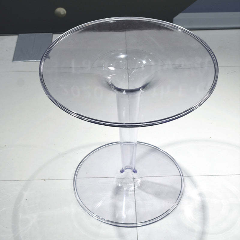 Modern Cylinder Acrylic End Table