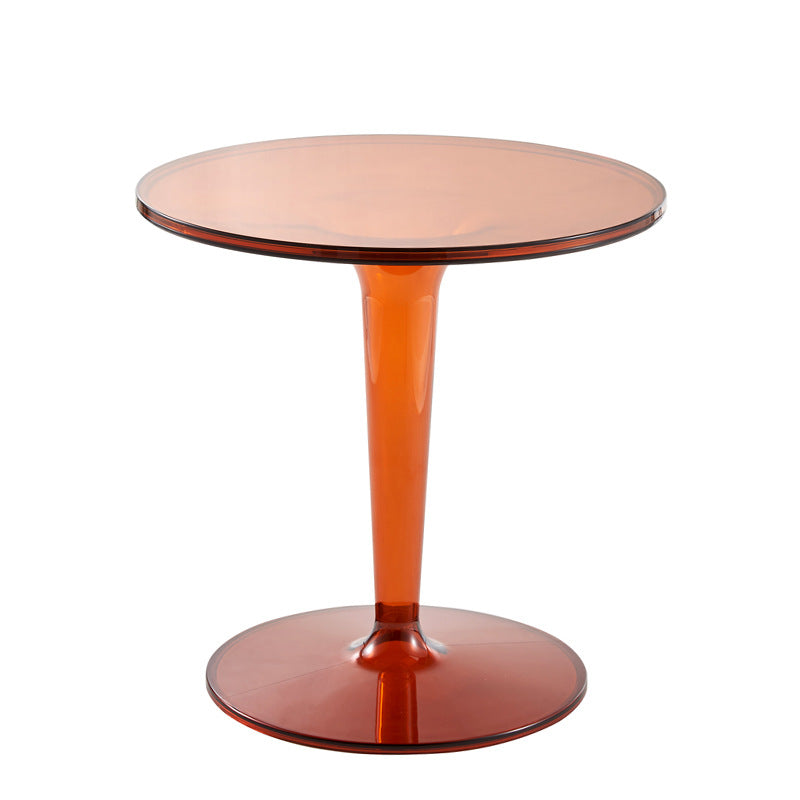Modern Cylinder Acrylic End Table