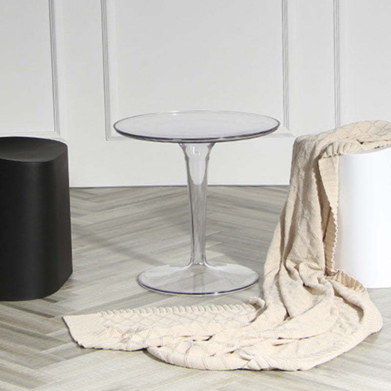 Modern Cylinder Acrylic End Table