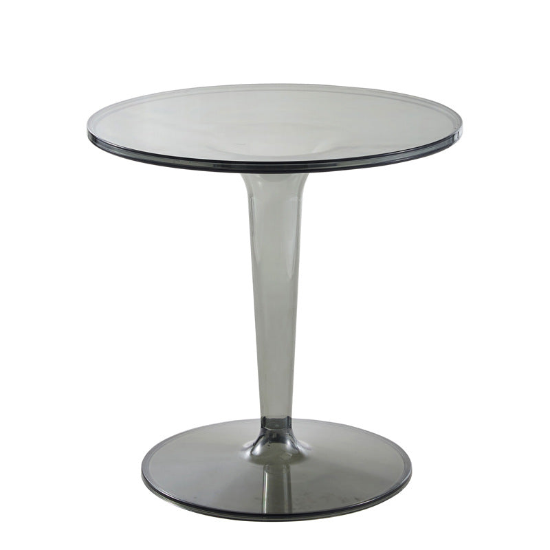 Modern Cylinder Acrylic End Table