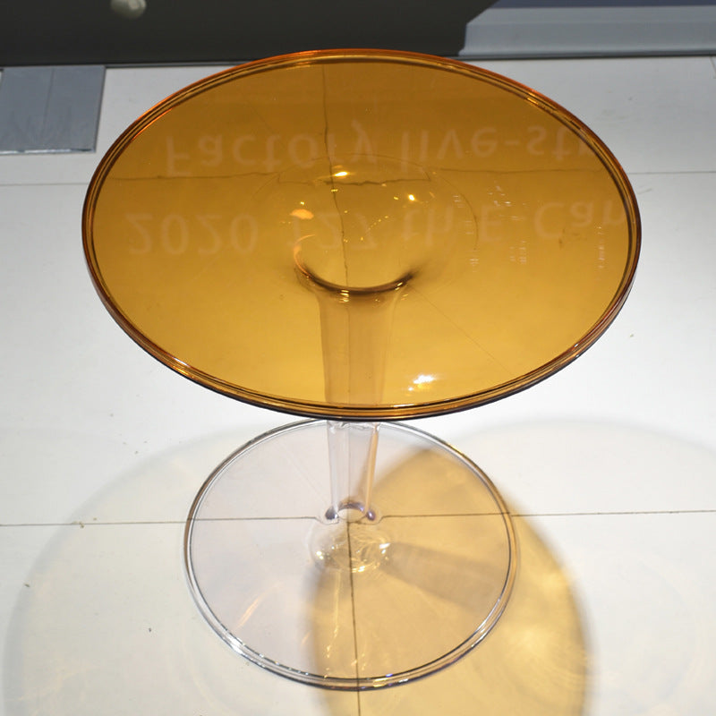 Modern Cylinder Acrylic End Table