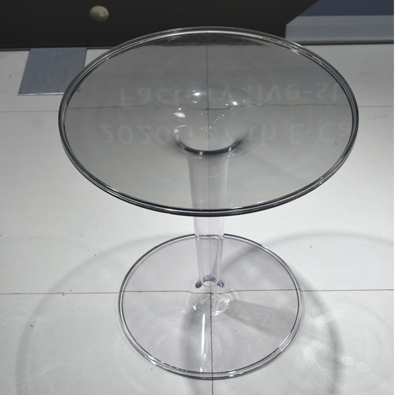 Modern Cylinder Acrylic End Table