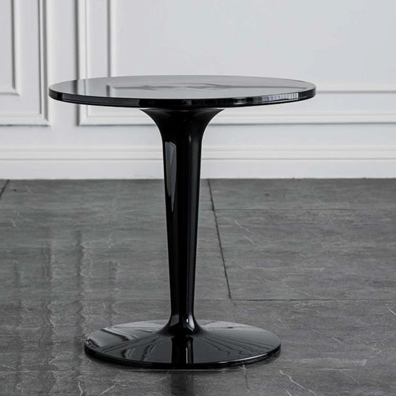 Modern Cylinder Acrylic End Table