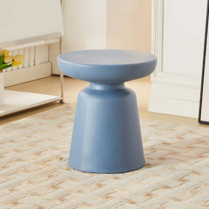 Art Deco Cylinder Entryway End Table
