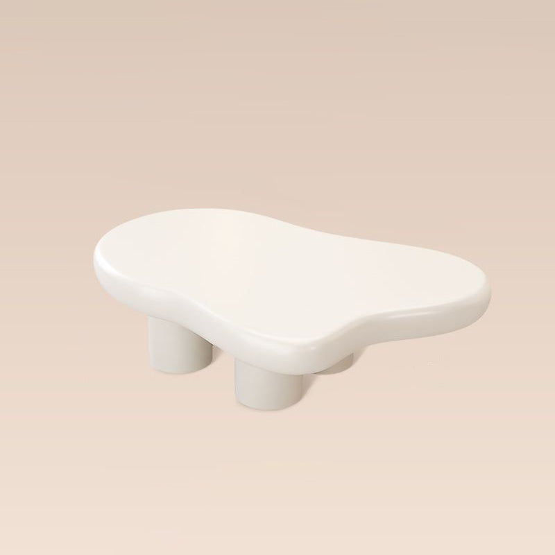 Art Deco Cream Cloud Cylinder End Table