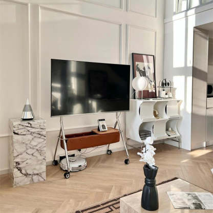 Minimalist Textured Acrylic End Table