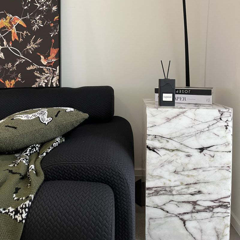 Minimalist Textured Acrylic End Table