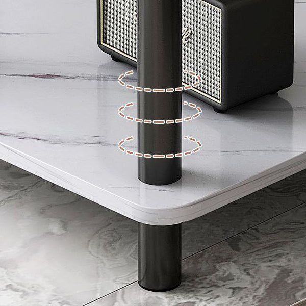 Scandinavian Cylinder Wood End Table 2-Tier
