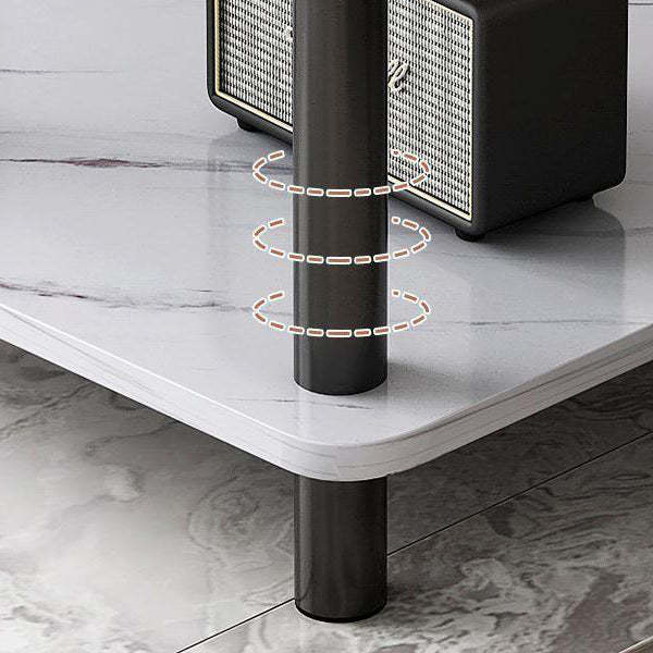 Scandinavian Cylinder Wood End Table 2-Tier