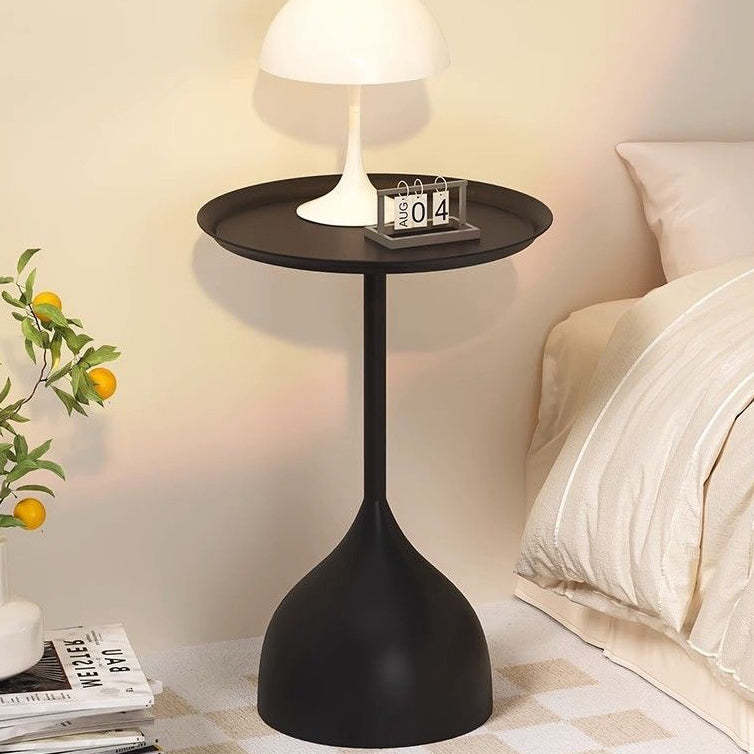 Vintage Wine Glass Iron End Table