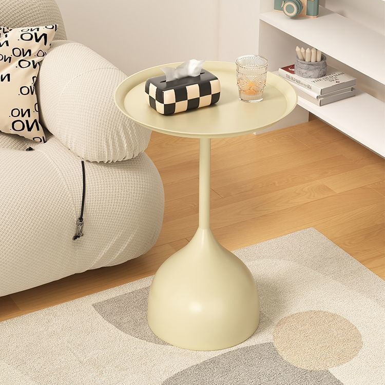 Vintage Wine Glass Iron End Table