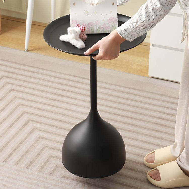 Vintage Wine Glass Iron End Table