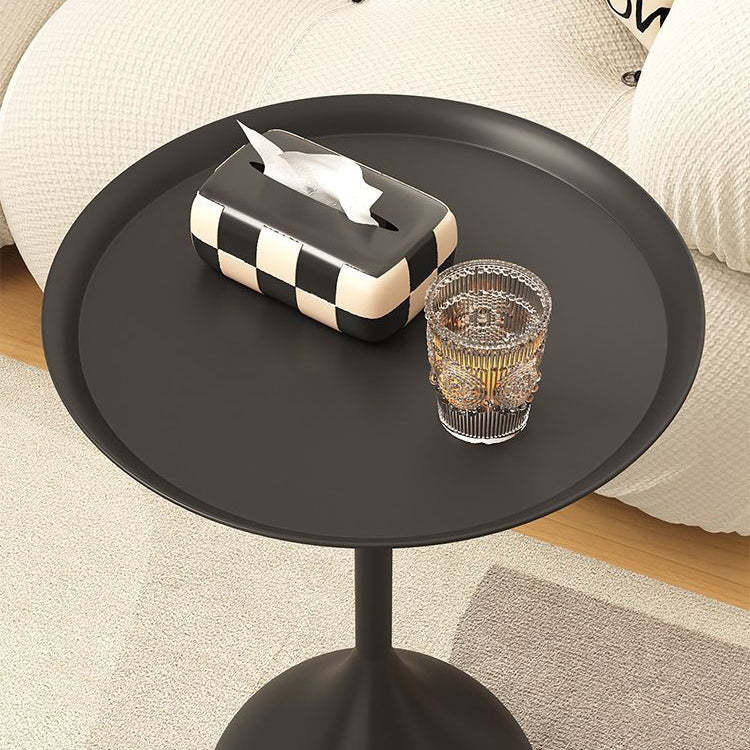 Vintage Wine Glass Iron End Table