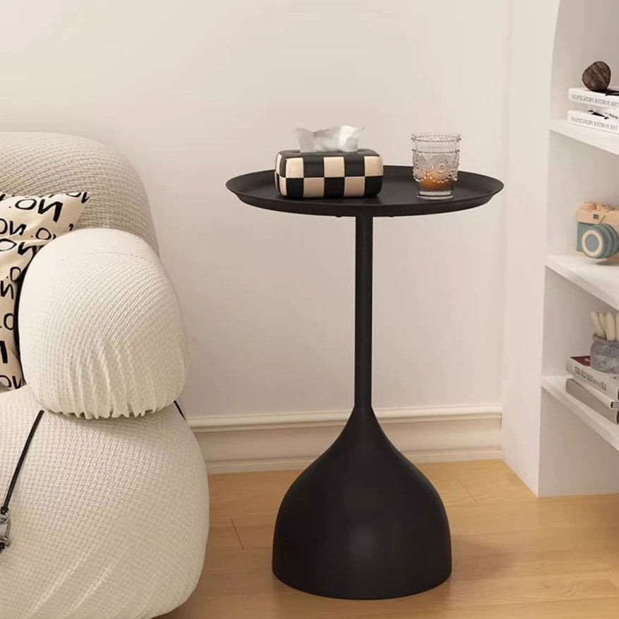 Vintage Wine Glass Iron End Table
