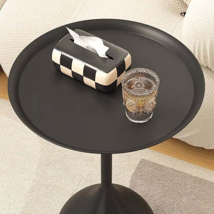 Vintage Wine Glass Iron End Table