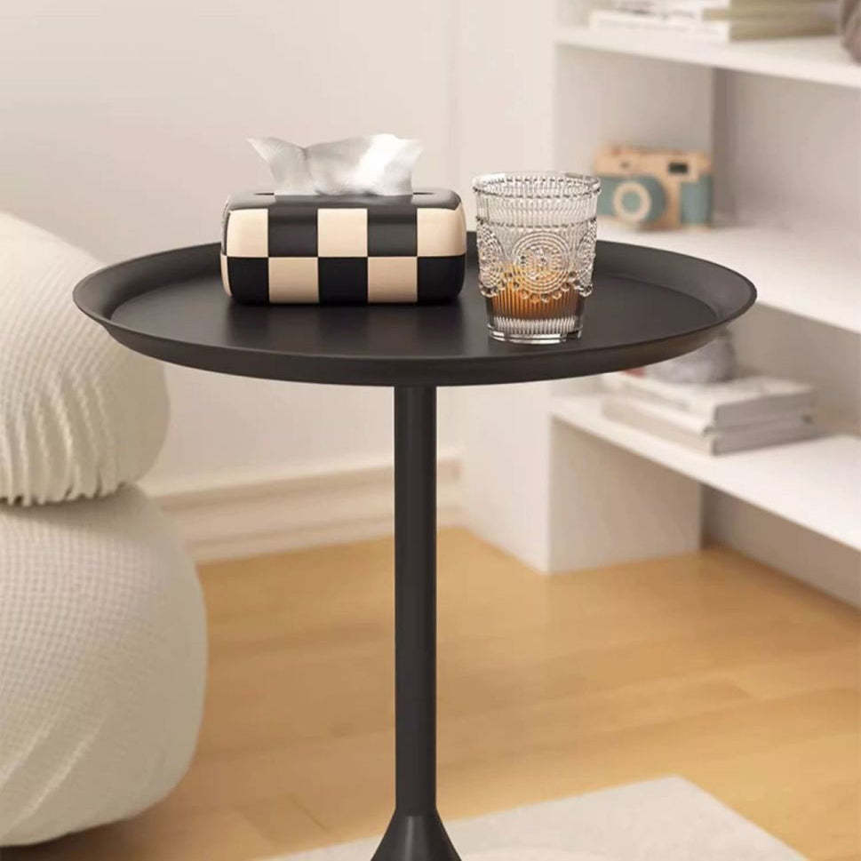 Vintage Wine Glass Iron End Table