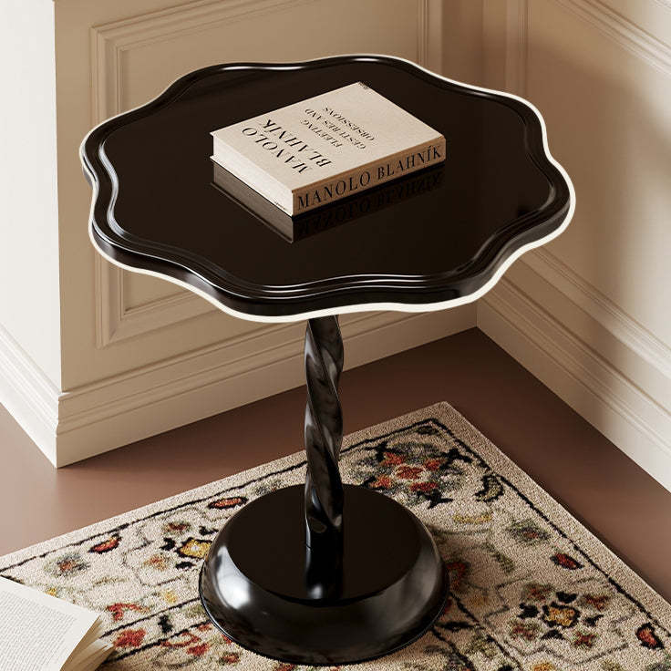 Art Deco Petal Spiral End Table