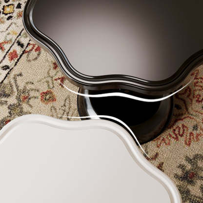 Art Deco Petal Spiral End Table