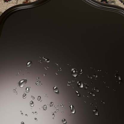 Art Deco Petal Spiral End Table
