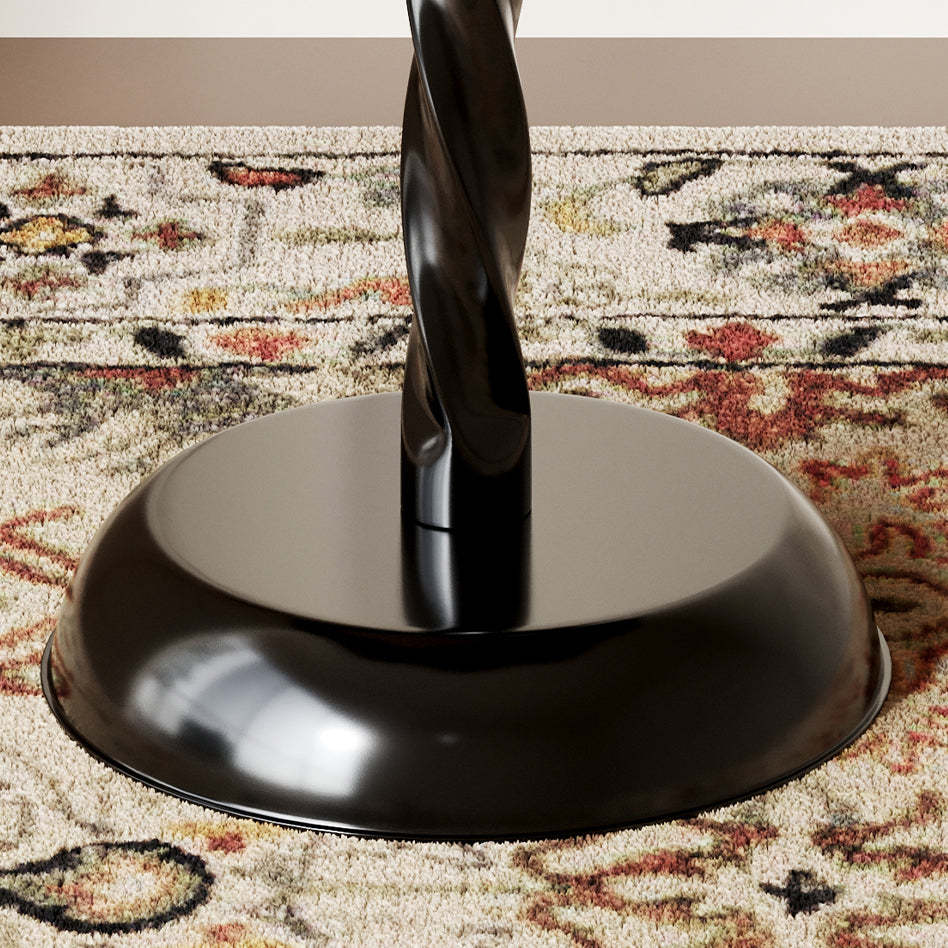 Art Deco Petal Spiral End Table