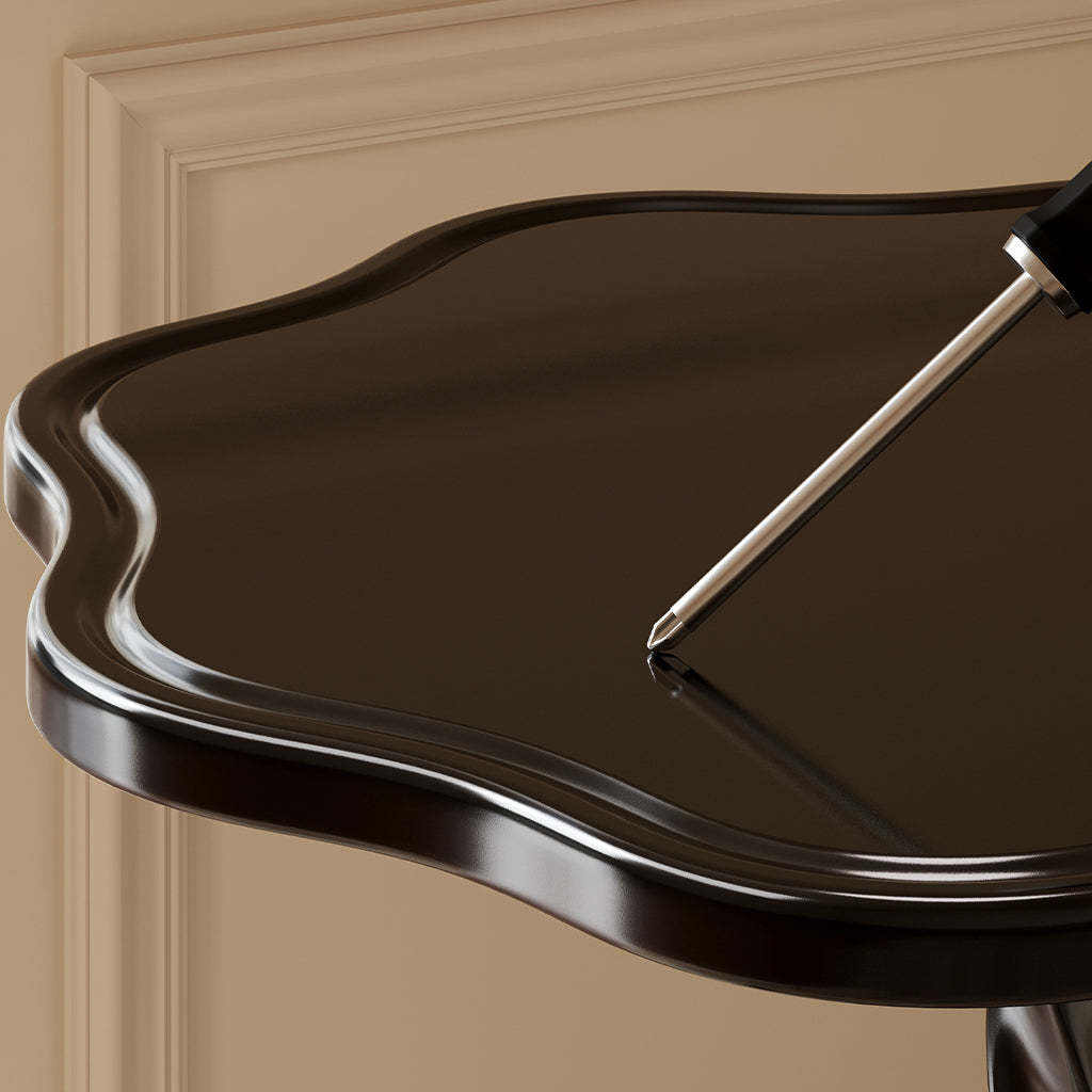 Art Deco Petal Spiral End Table