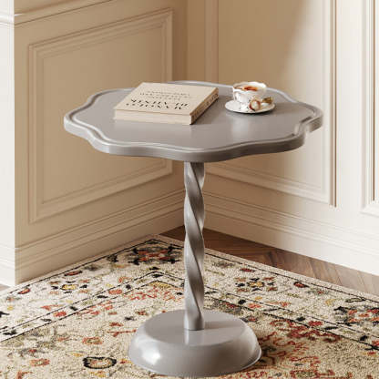 Art Deco Petal Spiral End Table