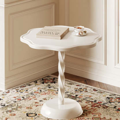 Art Deco Petal Spiral End Table