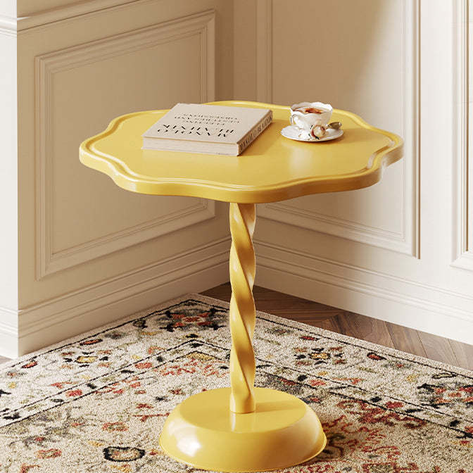 Art Deco Petal Spiral End Table