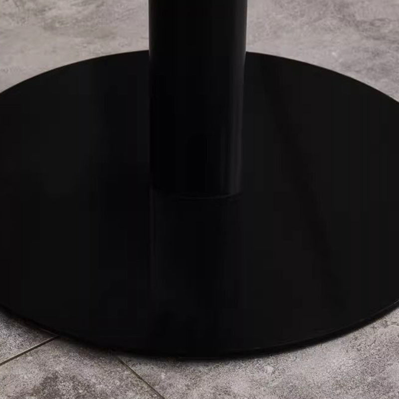 Minimalist Cylinder Wood Metal End Table