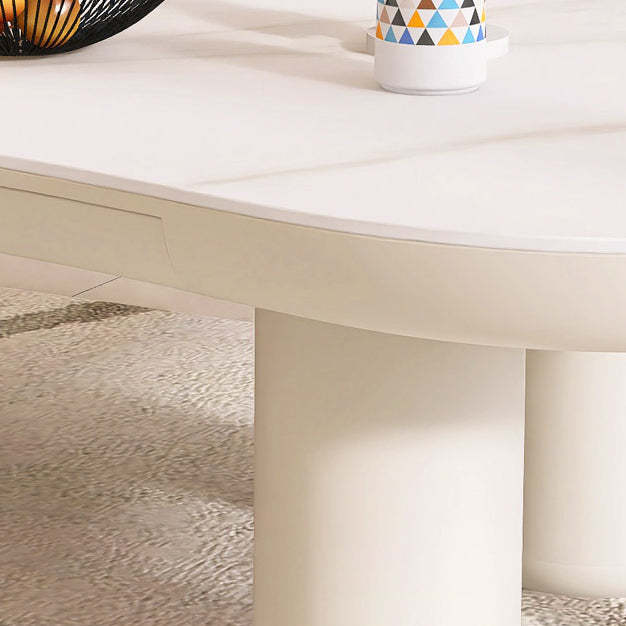 Minimalist Stainless Steel 1-Tier End Table