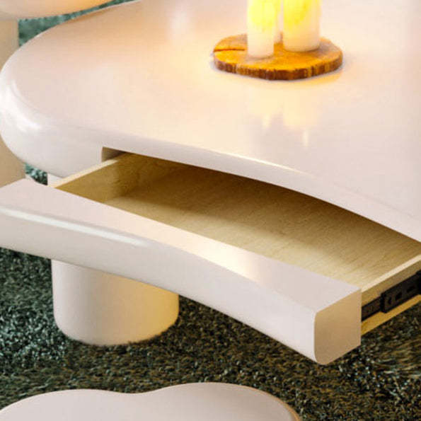 Minimalist Stainless Steel 1-Tier End Table