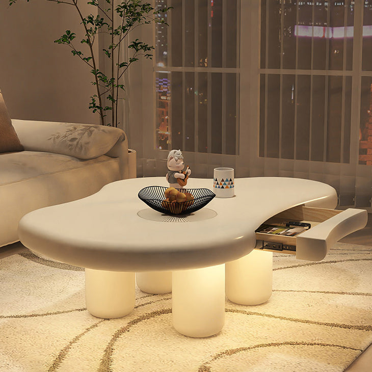 Minimalist Stainless Steel 1-Tier End Table