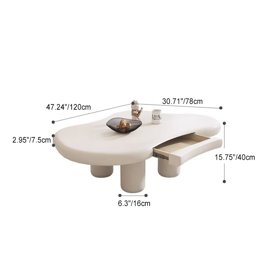 Minimalist Stainless Steel 1-Tier End Table