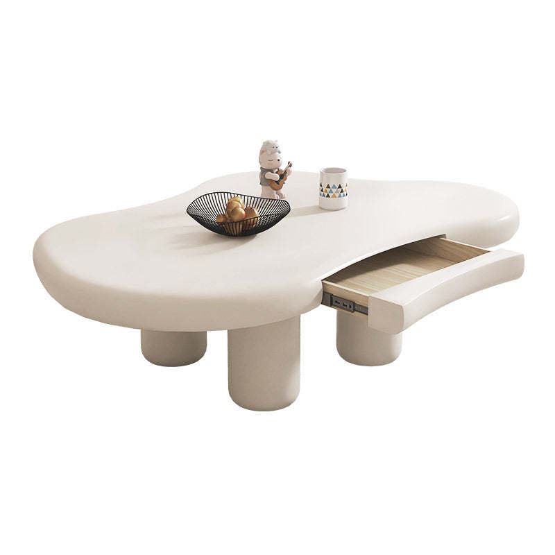 Minimalist Stainless Steel 1-Tier End Table