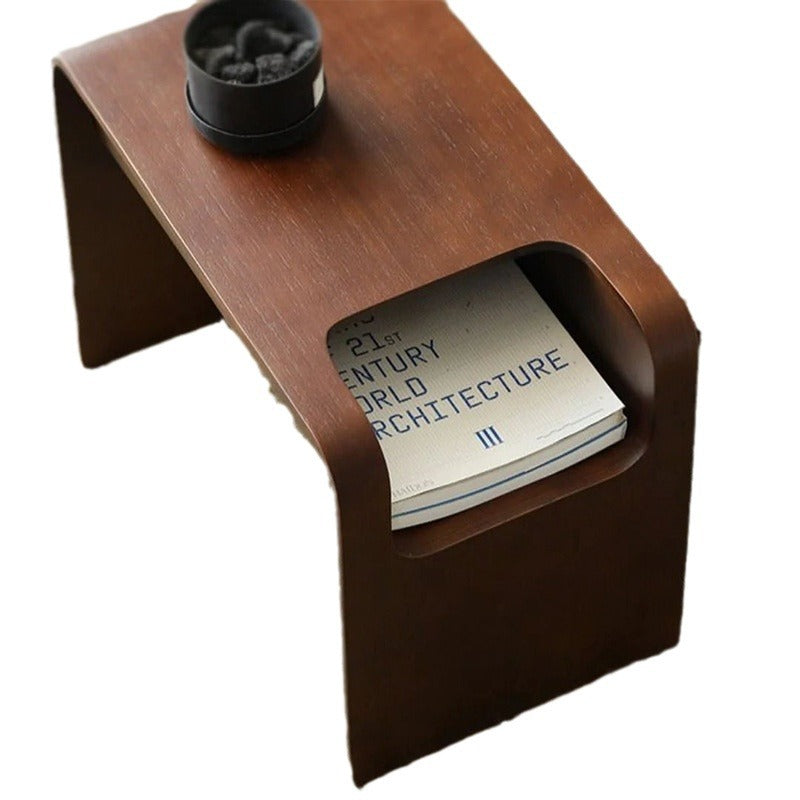 Scandinavian Void Wood End Table