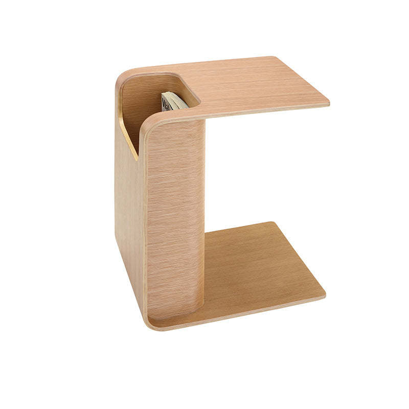 Scandinavian Void Wood End Table