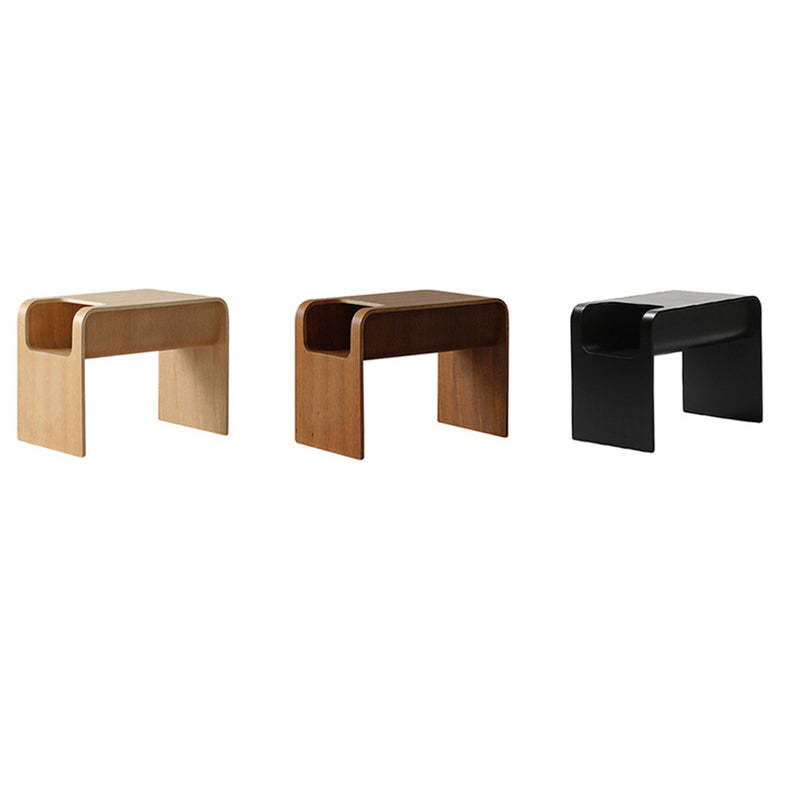 Scandinavian Void Wood End Table