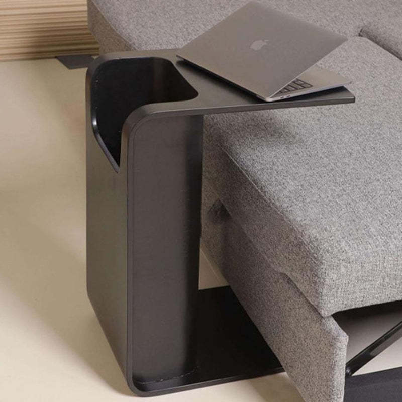 Lighom nordic end void black end & side tables in wood