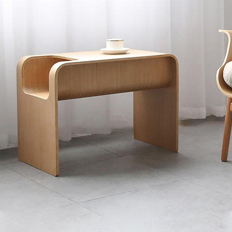 Scandinavian Void Wood End Table