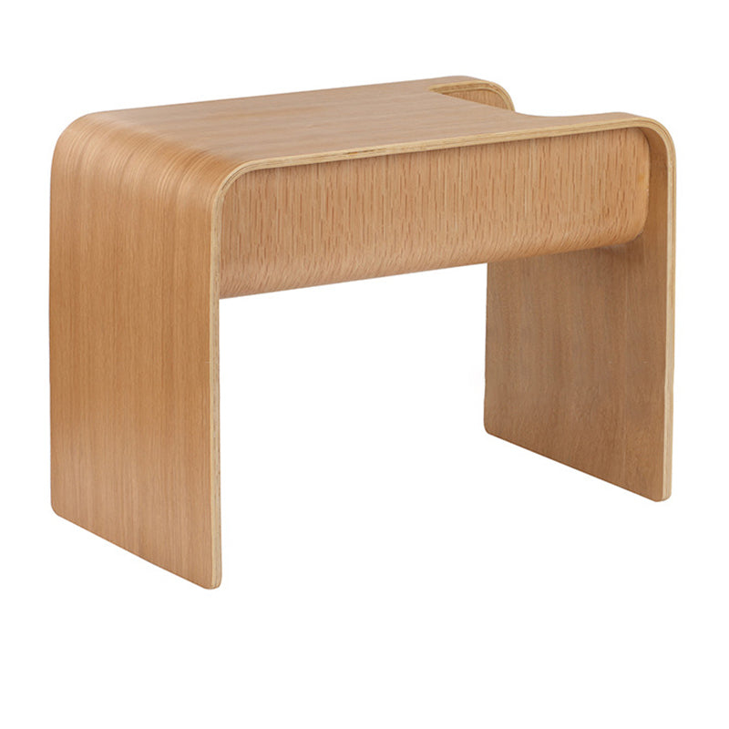 Scandinavian Void Wood End Table
