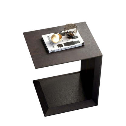Vintage Rectangular Ash Wood End Table