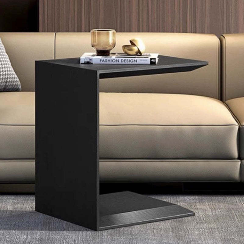 Vintage Rectangular Ash Wood End Table