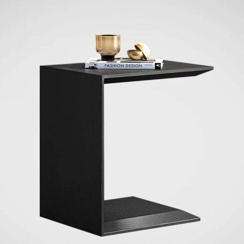 Vintage Rectangular Ash Wood End Table