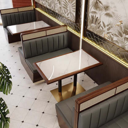 Minimalist Rock Solid Wood Dining Table for 4